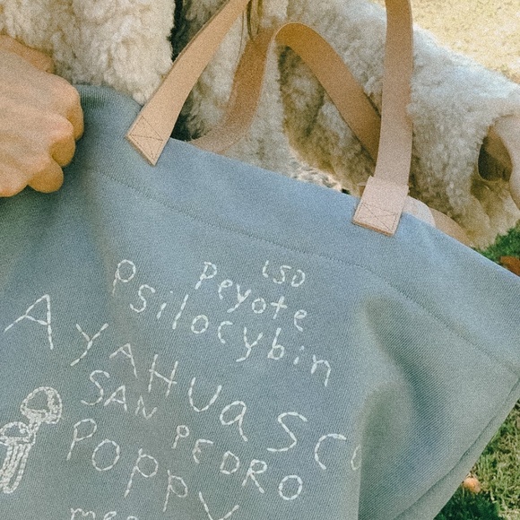 NWOT Stoned Immaculate X Jenean Jenean embroidered journey tote bag - Picture 9 of 14